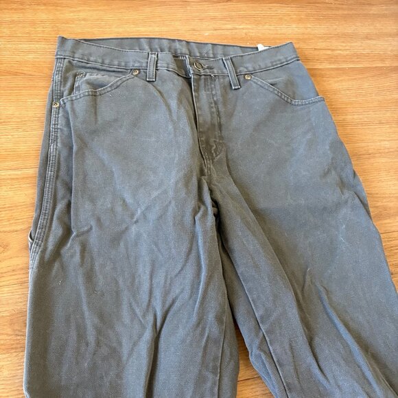 Dickies Mid Rise Classic Straight Leg Denim Jeans Grey Men’s Size 30 - Picture 3 of 11